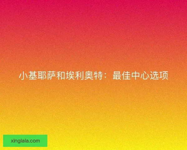 小基耶萨和埃利奥特：最佳中心选项