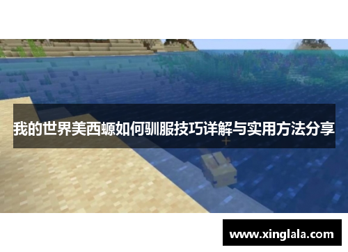 我的世界美西螈如何驯服技巧详解与实用方法分享