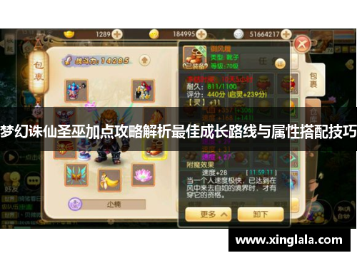 梦幻诛仙圣巫加点攻略解析最佳成长路线与属性搭配技巧